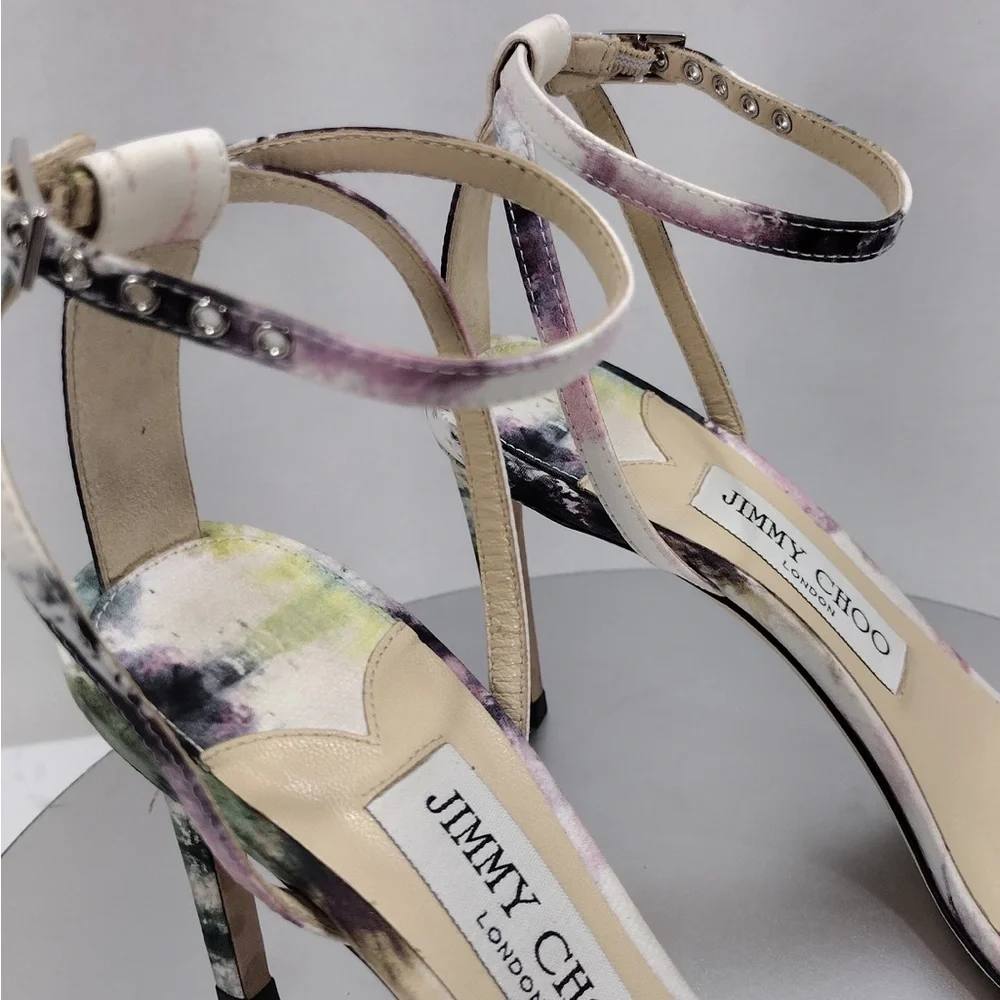 Jimmy Choo Multicolor Women's Sandals size 6.5 pre owned Exellent condition